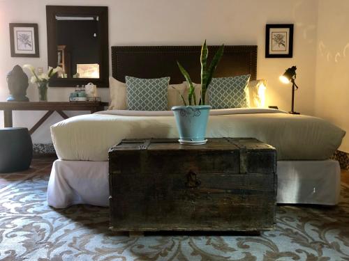 Χώρος καθιστικού στο Hotel Real de Piedra