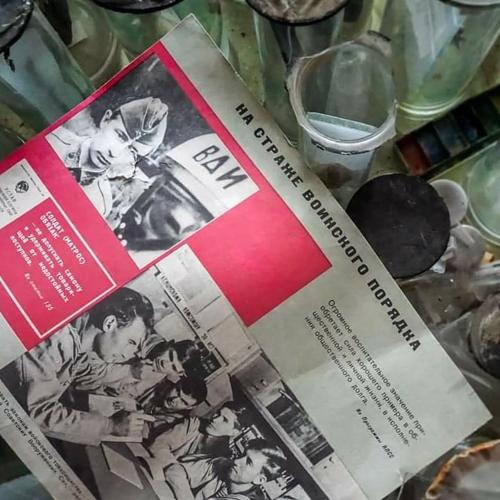 a magazine sitting on top of a table at Like Home Hostel & TOURS in Tiraspol