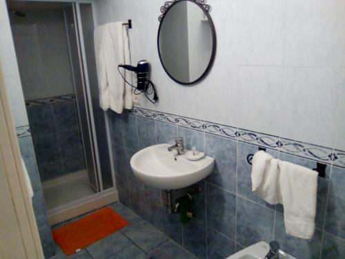 Koupelna v ubytování b&b ilfenicottero