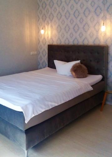 Postel nebo postele na pokoji v ubytování Motel