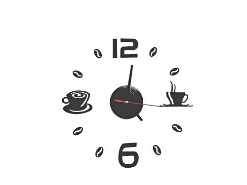 an illustration of a clock with coffee cups at Guest House Vecchi in Reggio Emilia