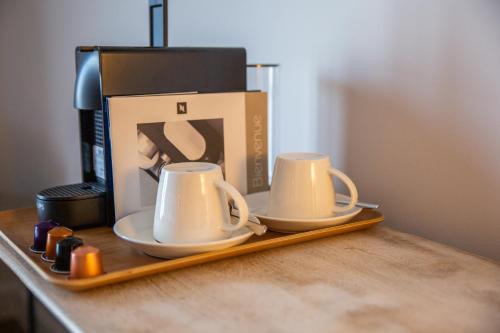 Utensilios para hacer té y café en De Kaleihoeve