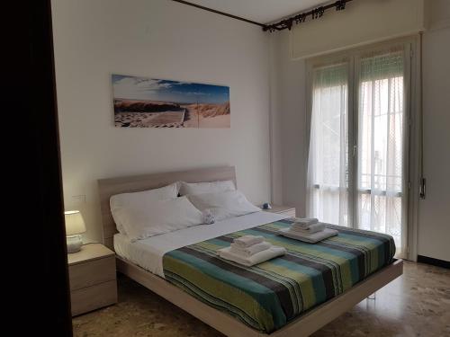 Cama o camas de una habitación en Rita's House in Monterosso