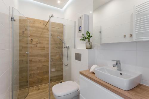 Kúpeľňa v ubytovaní Central Apartments Piwna