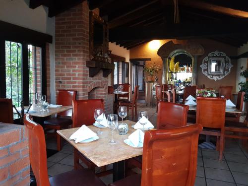 Restaurace v ubytování Casa Embrujo Morelia - Boutique