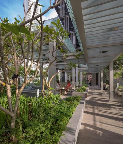 Zahrada ubytování Fraser Residence Orchard Singapore