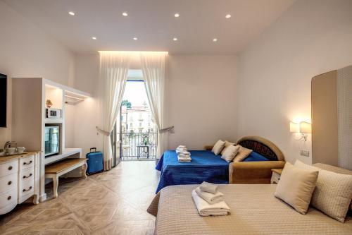 Posezení v ubytování Sorrento Square Suites