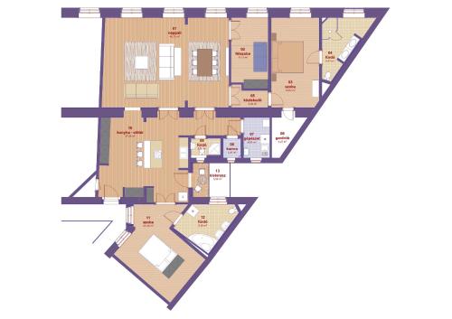 Urban Haven - 3 Beds, 3 Baths, Free Parking, Near Central Market 1093 Budapest, 5 Csarnok tér II/11 kép - 3