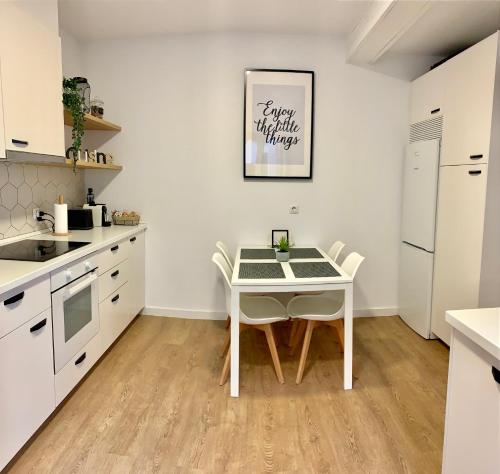Dapur atau dapur kecil di Bierzo Habita Apartments