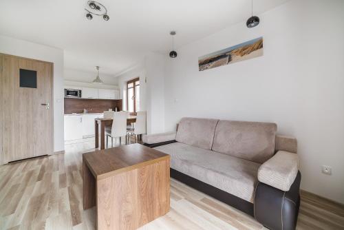 Kuchyň nebo kuchyňský kout v ubytování Apartamenty i Pokoje Gościnne Relax