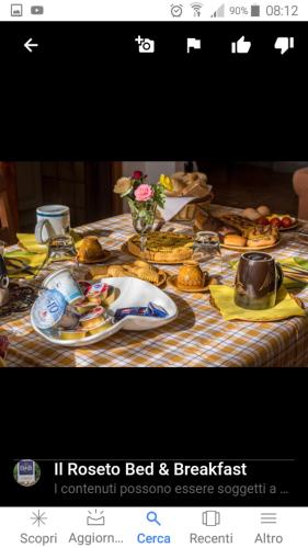 Comida en el bed and breakfast o alrededores