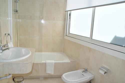 Koupelna v ubytování Hotel Junquera