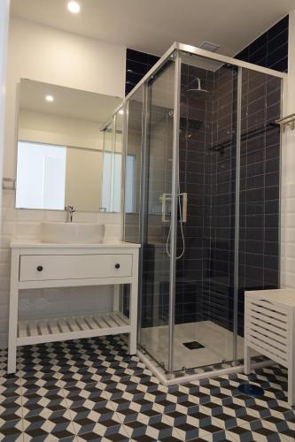 Ένα μπάνιο στο Altura da Maré - Apartamento Costa Azul