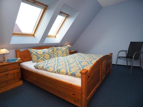 Postel nebo postele na pokoji v ubytování Ferienwohnungen Wergin