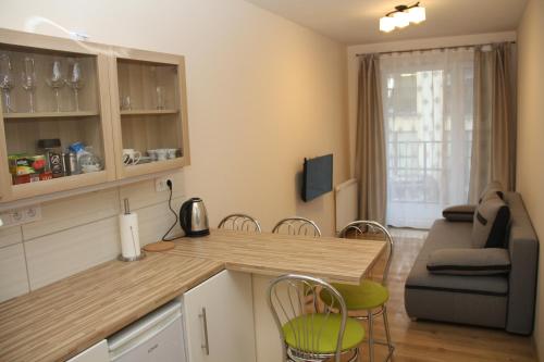 Kuchyňa alebo kuchynka v ubytovaní Apartament Matejki