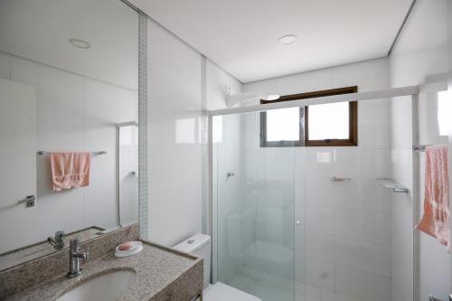 Koupelna v ubytování Foz Cobertura 3 suítes e Foz Apartamento 2 suítes