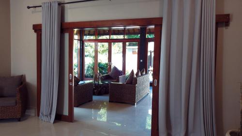 Χώρος καθιστικού στο Gili Palms Villas