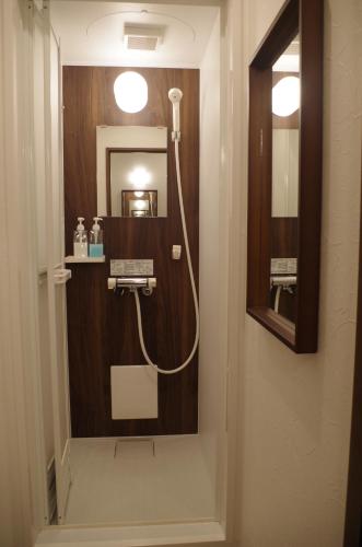 Koupelna v ubytování Guesthouse POPTONE