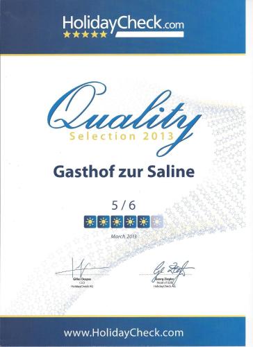a invitation to a qualify auction with a blue and white at Gasthof zur Saline in Pratteln