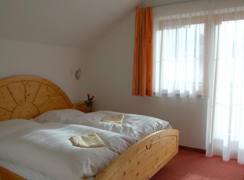 Postel nebo postele na pokoji v ubytování Haus Vorrath