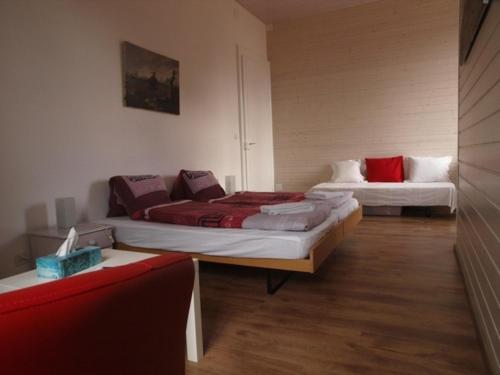 Letto o letti in una camera di Hôtel Garni Villa Carmen