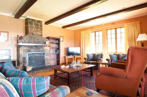 Televisyen dan/atau pusat hiburan di Connemara Trout Lodge