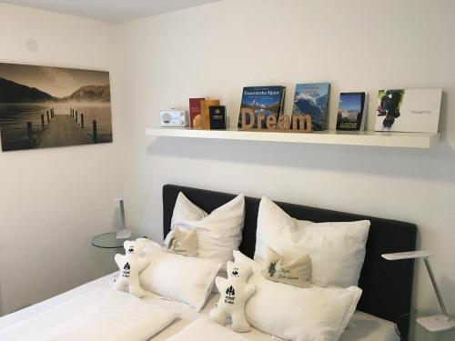 Ένα ή περισσότερα κρεβάτια σε δωμάτιο στο Appartement Bergwaerts