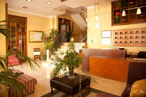 Χώρος καθιστικού στο Hotel Eli-Mar