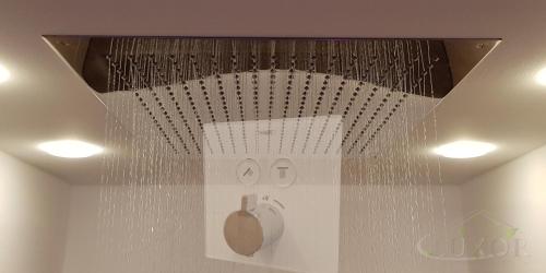 a ceiling with an apple sign on it at Luxor City Apartments in Lienz