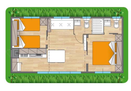 Планировка New Campsite in Camping Ca' Savio