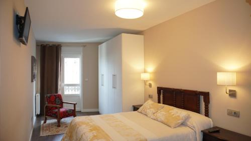Postel nebo postele na pokoji v ubytování Apartamento Vía Romana XIX