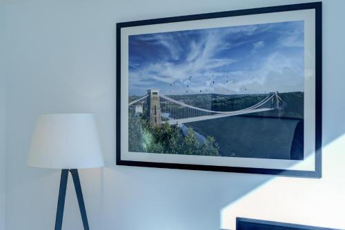 a picture of the golden gate bridge at Cleyro Serviced Apartments - Finzels Reach in Bristol
