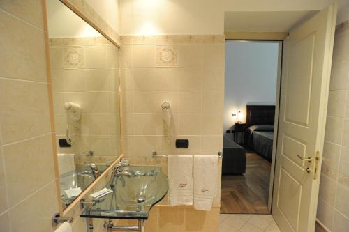 Kylpyhuone majoituspaikassa Residence Acropoli