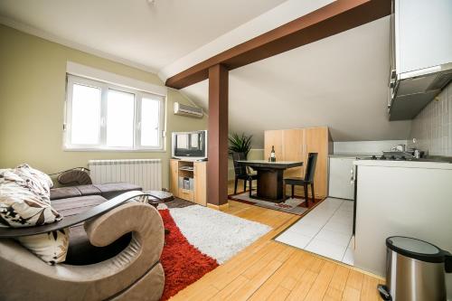 Køkken eller tekøkken på Residence Amelie