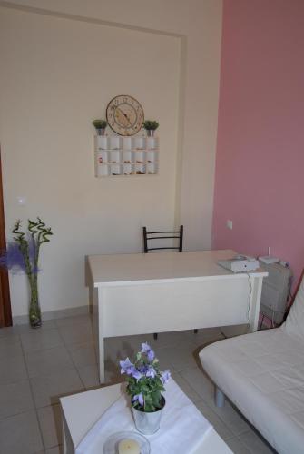 Cama o camas de una habitación en Tsertos Apartments