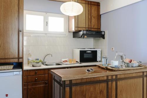 Η κουζίνα ή μικρή κουζίνα στο Astra Residential Apts