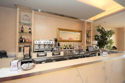 Kuchyň nebo kuchyňský kout v ubytování Hotel Cosmopol Cesenatico