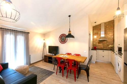 Η κουζίνα ή μικρή κουζίνα στο Apartaments Cal Trumfo