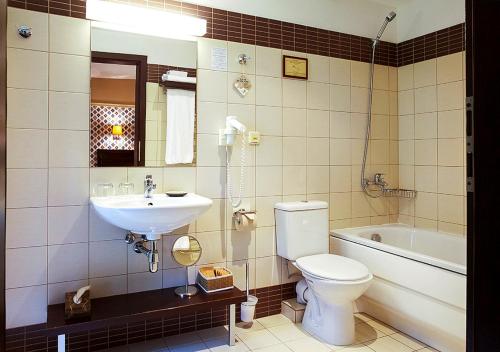 Koupelna v ubytování Margis Hotel & SPA
