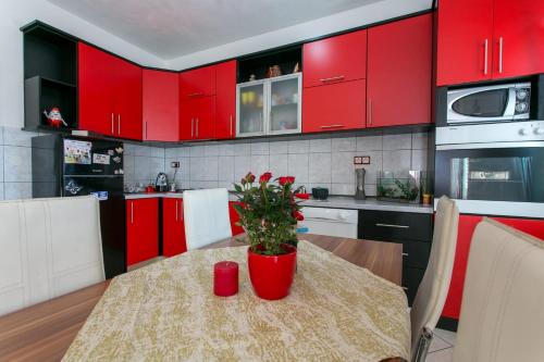 Köök või kööginurk majutusasutuses Apartman Antea