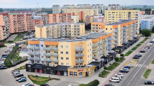 Skats uz naktsmītni Top Floor Apartment no putna lidojuma