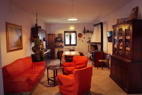 Χώρος καθιστικού στο B&B La Masseria del '700