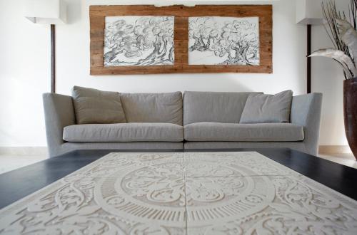 Χώρος καθιστικού στο Relais Parco Cavalonga