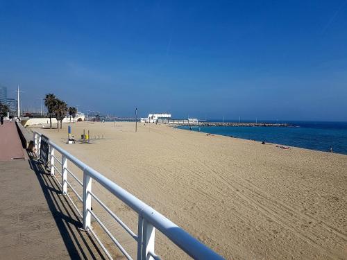 Rambla Poblenou&Mar Bella Beach