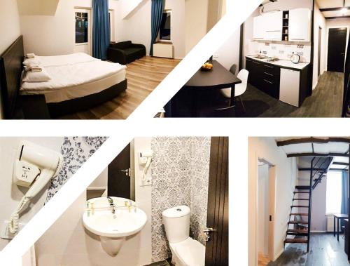 Koupelna v ubytování My House in Bakuriani