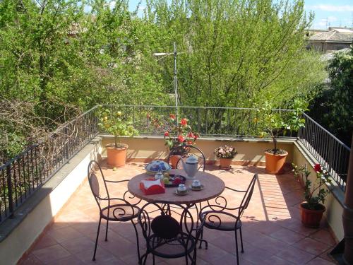 Balkoni atau teres di Casa Flavia