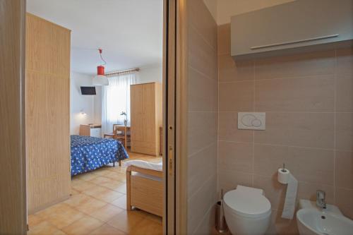 Phòng tắm tại Hotel Garnì Villa Magnolia