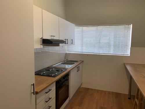 Dapur atau dapur kecil di Stern self catering apartments