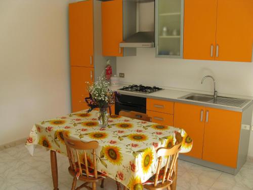 Kuchyň nebo kuchyňský kout v ubytování Villa Anna Tropea