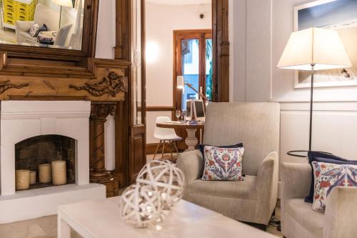 Posezení v ubytování Hotel Medium Sitges Park